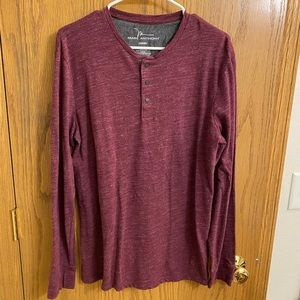 Men’s Burgundy Long Sleeve